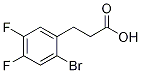 3-(2-Bromo-4,5-difluorophenyl)propanoic acid Structure,881189-69-1Structure