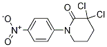 3,3-Dichloro-1-(4-nitrophenyl)-2-piperidinone Structure,881386-01-2Structure