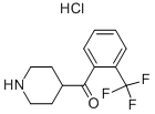 Piperidin-4-yl-(2-trifluoromethyl-phenyl)-methanonehydrochloride Structure,881391-41-9Structure