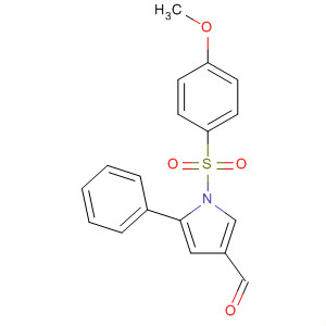 1-[(4-Methoxyphenyl)sulfonyl]-5-phenyl-1h-pyrrole-3-carbaldehyde Structure,881673-37-6Structure