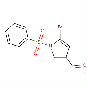 5-Bromo-1-(phenylsulfonyl)-1h-pyrrole-3-carbaldehyde Structure,881673-82-1Structure