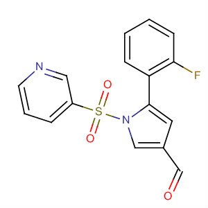 5-(2-Fluorophenyl)-1-(pyridin-3-ylsulfonyl)-1h-pyrrole-3-carbaldehyde Structure,881677-11-8Structure