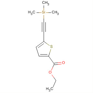 Ethyl 5-(2-trimethylsilyl-ethyn-1-yl)-thiophene-2-carboxylate Structure,881736-66-9Structure