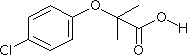 2-(4-Chlorophenoxy)-2-methylpropionic acid Structure,882-09-7Structure