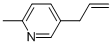 2-Methyl-5-(2-propenyl)-pyridine Structure,882029-23-4Structure