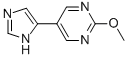 Pyrimidine, 5-(1h-imidazol-5-yl)-2-methoxy- Structure,882032-65-7Structure