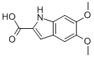 5,6-Dimethoxyindole-2-carboxylic acid Structure,88210-96-2Structure