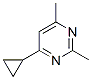 Pyrimidine, 4-cyclopropyl-2,6-dimethyl- (9ci) Structure,88235-21-6Structure