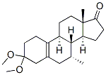 7alpha-Methyl-3,3-dimethoxy-5(10)-estrene-17-one Structure,88247-84-1Structure