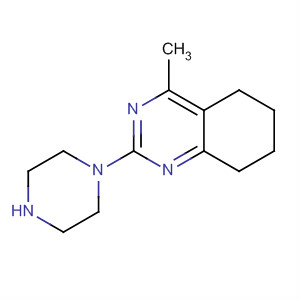 5,6,7,8-Tetrahydro-4-methyl-2-(1-piperazinyl)quinazoline Structure,88268-06-8Structure