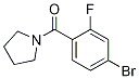 (4-Bromo-2-fluorophenyl)(pyrrolidin-1-yl)methanone Structure,882689-88-5Structure