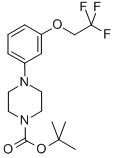 1-Piperazinecarboxylic acid, 4-[3-(2,2,2-trifluoroethoxy)phenyl]-, 1,1-dimethylethyl ester Structure,882695-43-4Structure