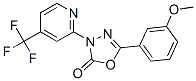 1,3,4-Oxadiazol-2(3h)-one,5-(3-methoxyphenyl)-3-[4-(trifluoromethyl)-2-pyridinyl]- Structure,883010-27-3Structure