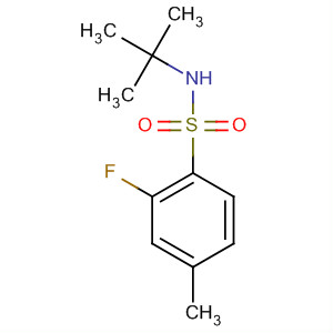 N-(tert-butyl)-2-fluoro-4-methylbenzenesulfonamide Structure,88303-19-9Structure