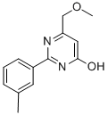 6-(Methoxymethyl)-2-(3-methylphenyl)pyrimidin-4-ol Structure,883032-71-1Structure