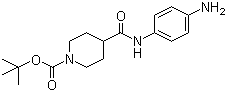 4-(4-Aminophenylcarbamoyl)piperidine-1-carboxylic acid tert-butyl ester Structure,883106-62-5Structure