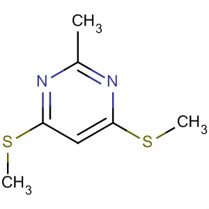 2-Methyl-4,6-bis(methylthio)pyrimidine Structure,88317-63-9Structure