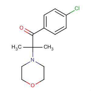 1-(4-Chlorophenyl)-2-methyl-2-(4-morpholinyl)-1-propanone Structure,88324-57-6Structure