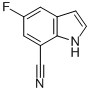 5-Fluoro-1H-indole-7-carbonitrile Structure,883500-80-9Structure