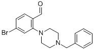 2-(4-Benzyl-1-piperazino)-4-bromo-benzaldehyde Structure,883511-95-3Structure