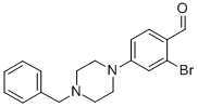 4-(4-Benzyl-1-piperazino)-2-bromo-benzaldehyde Structure,883512-11-6Structure