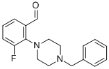 2-(4-Benzyl-1-piperazino)-3-fluoro-benzaldehyde Structure,883512-18-3Structure