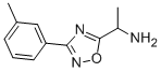 1-(3-M-tolyl-[1,2,4]oxadiazol-5-yl)-ethylamine Structure,883547-44-2Structure