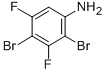 2,4-Dibromo-3,5-difluoroaniline Structure,883549-00-6Structure