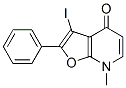 Furo[2,3-b]pyridin-4(7h)-one,3-iodo-7-methyl-2-phenyl- Structure,883723-78-2Structure