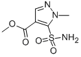 1-Methyl-4-Ethoxycarbonylpyraole-5-Sulfonamide Structure,88398-83-8Structure