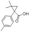 2,2-Dimethyl-1-(4-methylphenyl)cyclopropanecarboxylic acid Structure,884091-24-1Structure