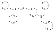 Dibenzyl-[4-(4,4-diphenyl-1,3-butadienyl)-3-methylphenyl]-amine Structure,884319-50-0Structure