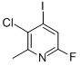 3-Chloro-6-fluoro-4-iodo-2-picoline Structure,884494-47-7Structure