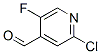 4-Pyridinecarboxaldehyde, 2-chloro-5-fluoro- Structure,884494-54-6Structure