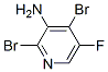 3-Amino-2,4-dibromo-5-fluoropyridine Structure,884494-90-0Structure