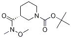 (3R)-3-[(methoxymethylamino)carbonyl]-1-piperidinecarboxylic acid 1,1-dimethylethyl ester Structure,884510-86-5Structure