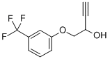 1-(3-Trifluoromethylphenoxy)-3-butyn-2-ol Structure,88462-65-1Structure