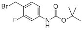 Tert-butyl 4-(bromomethyl)-3-fluorophenylcarbamate Structure,885021-03-4Structure