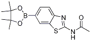 N-(6-(4,4,5,5-tetramethyl-1,3,2-dioxaborolan-2-yl)benzo[d]thiazol-2-yl)acetamide Structure,885069-14-7Structure