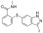 2-(3-Iodo-1h-indazol-6-ylthio)-n-methylbenzamide Structure,885126-34-1Structure