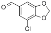 7-Chloro-benzo[1,3]dioxole-5-carbaldehyde Structure,88525-51-3Structure