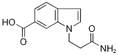 1-(2-Carbamoylethyl)-6-indolecarboxylic acid Structure,885266-81-9Structure