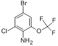 2-Chloro-4-bromo-6-trifluoromethoxyaniline Structure,885266-98-8Structure