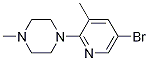 1-(5-Bromo-3-methylpyridin-2-yl)-4-methylpiperazine Structure,885267-44-7Structure