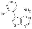 5-(2-Bromophenyl)thieno[2,3-d]pyrimidin-4-amine Structure,885269-55-6Structure