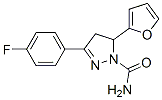 3-(4-Fluorophenyl)-5-(furan-2-yl)-4,5-dihydro-1H-pyrazole-1-carboxamide Structure,885269-89-6Structure