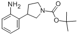 Tert-butyl 3-(2-aminophenyl )pyrrolidine-1-carboxylate Structure,885270-26-8Structure