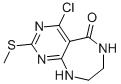 4-Chloro-2-(methylthio)-6,7,8,9-tetrahydro-5h-pyrimido[4,5-e][1,4]diazepin-5-one Structure,885270-37-1Structure