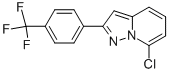 7-Chloro-2-(4-(trifluoromethyl)phenyl)pyrazolo[1,5-a]pyridine Structure,885270-43-9Structure