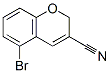 5-Bromo-2H-chromene-3-carbonitrile Structure,885270-69-9Structure